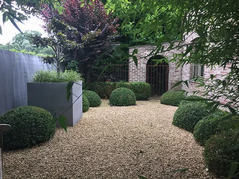 Jardin graviers