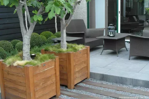 Bac à plantes XXL terrasse